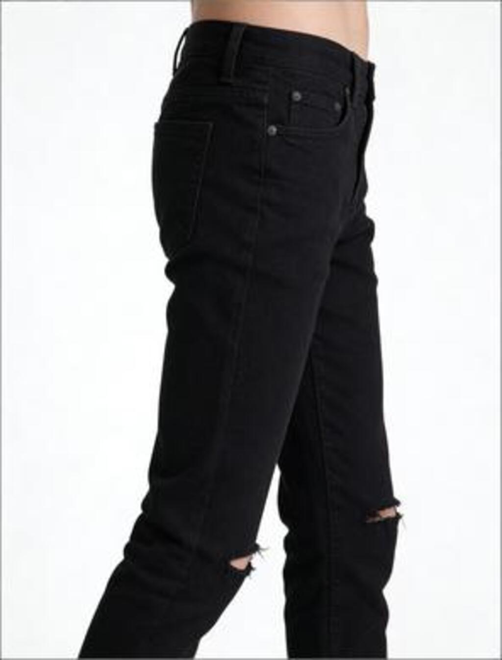 Pantalones Vaqueros Rotos Ajustados para Hombre